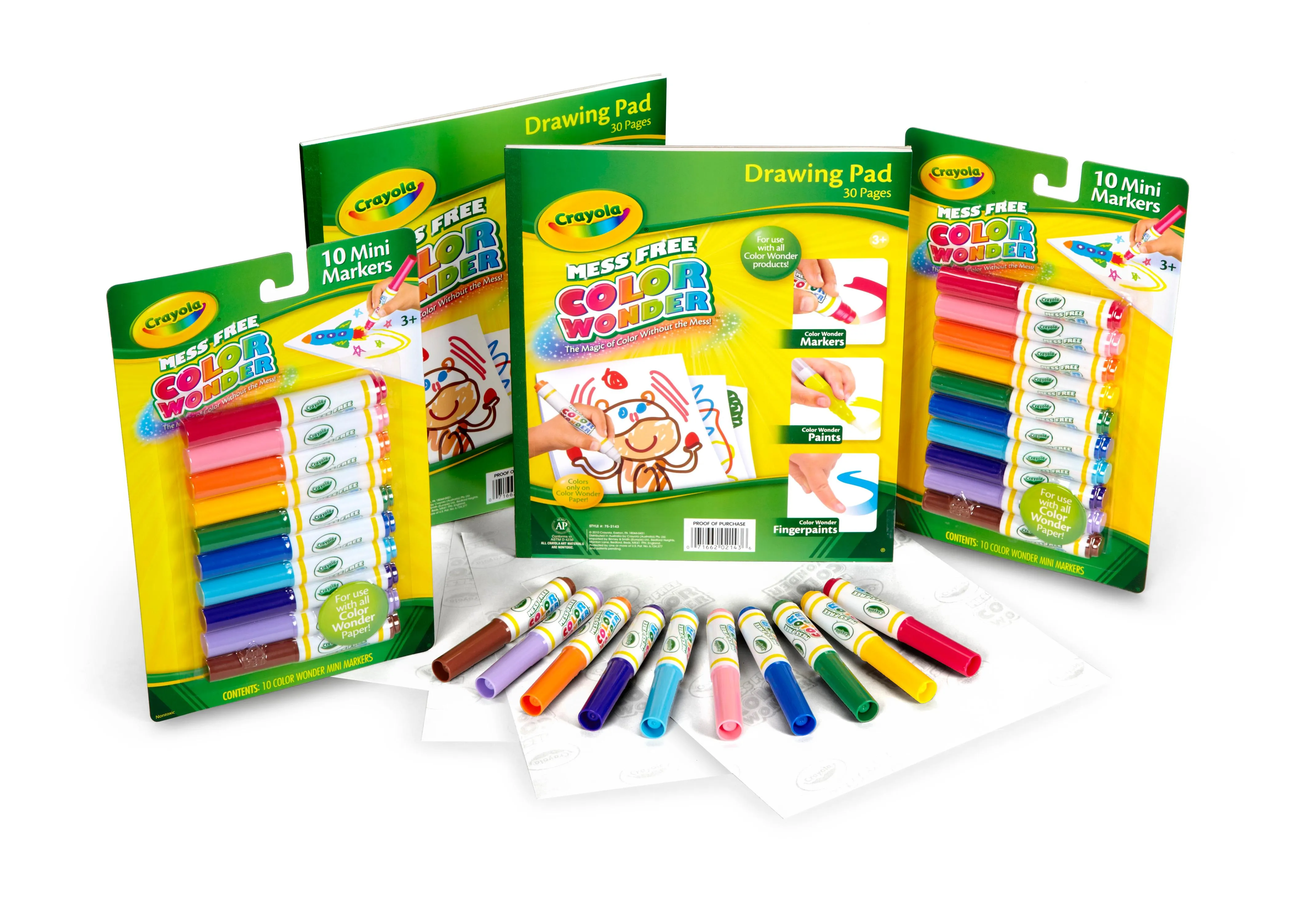 Crayola Color Wonder Mess Free Classic Markers - 10 pack - West