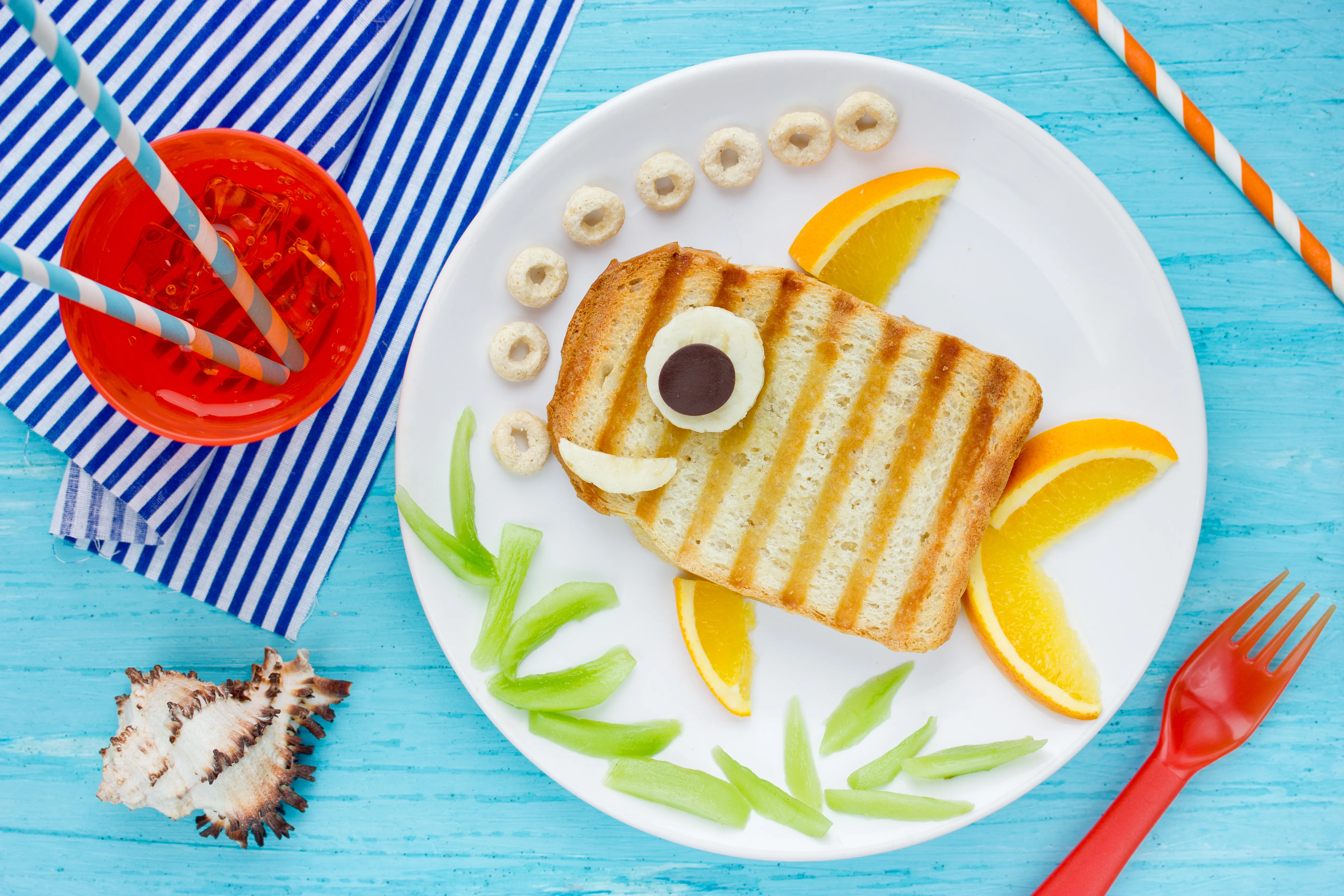 Puppy Dog Waffles for Baby Breakfast. Animal-shaped Adorable Art